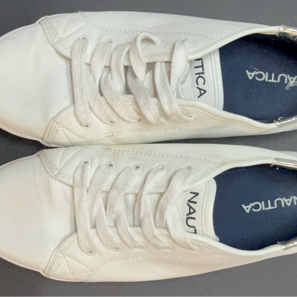 Nautica Black and White Sneakers